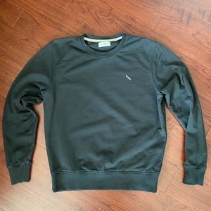 Saturdays NYC Black Crewneck Slash Sweatshirt - Men’s Size Medium
